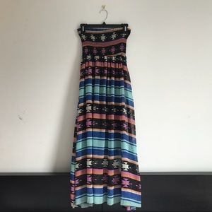 Show Me Your Mumu Aztec Print Maxi Skirt Dress